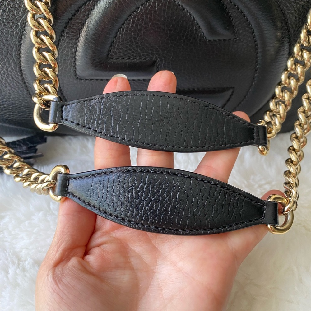❤️ Gucci Medium Soho Chain Bag - Picture 11 of 17